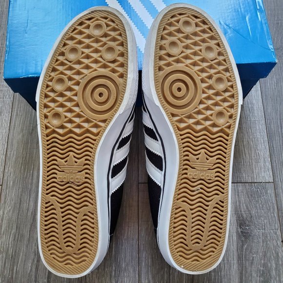 SOLD Adidas Adi-Ease Skate Shoes Black/White Men 9 - Picture 8 of 12